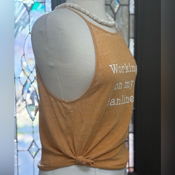 The Laundry Room  Working on My Tanlines High Neck Tank Top - Picture 3 of 6